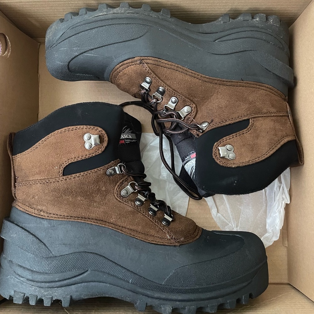 Brown Itasca Icebreaker II Men's Cold-Weather Snow Boots